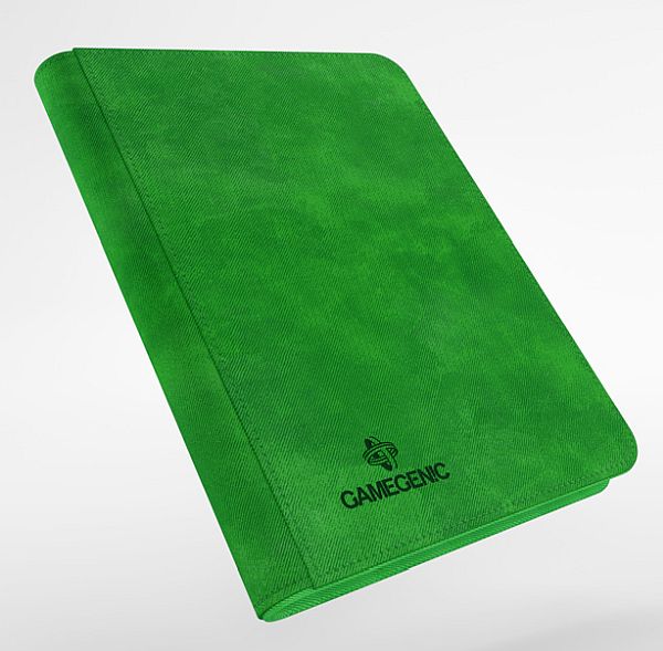 Gamegenic Mappe: Zip-up Album  -pocket  Holder 160 Kort  Green  Gr 195 184