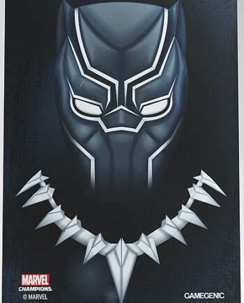Gamegenic Marvel Champions Sleeves Black Panther  50   Kortlommer
