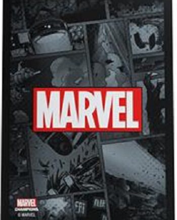 Gamegenic Marvel Champions Sleeves Marvel Logo: Black  50   Kortlommer