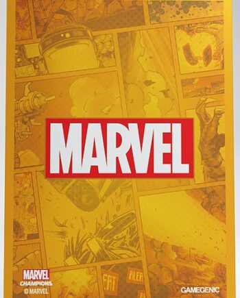 Gamegenic Marvel Champions Sleeves Marvel Logo: Orange  50   Kortlommer