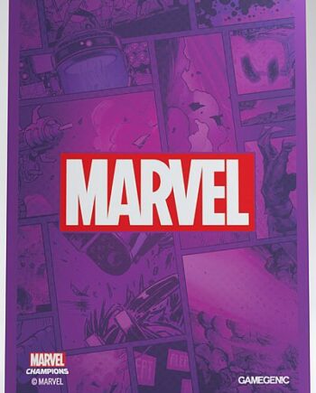Gamegenic Marvel Champions Sleeves Marvel Logo: Purple  50   Kortlommer