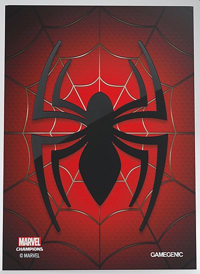 Gamegenic Marvel Champions Sleeves Spider-man  50   Kortlommer