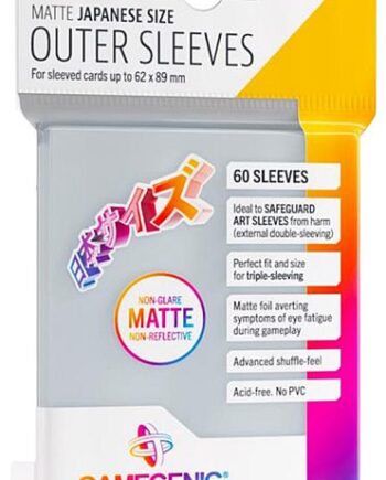 Gamegenic Outer Sleeves Matte Small Japanese Size  60 Kortlommer