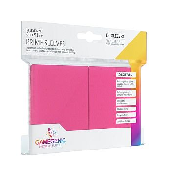 Gamegenic Prime Sleeves: Pink  100 Kortlommer