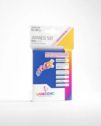 Gamegenic: Prime Sleeves: Small Japanese Size Blue  Bl 195 165   60 Kortlommer