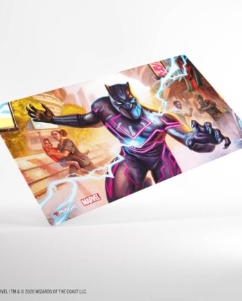 Gamegenic Spillem 195 165 Tte: Magic: The Gathering Marvel Super Heroes Shiny Playmat Striking Black Panther