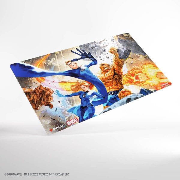 Gamegenic Spillem 195 165 Tte: Magic: The Gathering Marvel Super Heroes Shiny Playmat The Fantastic Four