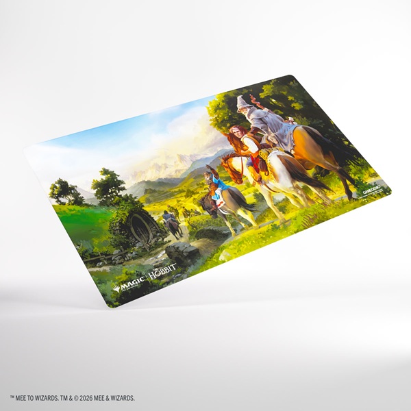 Gamegenic Spillem 195 165 Tte: Magic: The Gathering The Hobbit Prime Playmat Leaving Hobbiton