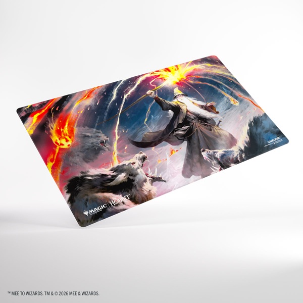 Gamegenic Spillem 195 165 Tte: Magic: The Gathering The Hobbit Shiny Playmat Gandalf  Shadow   Foe