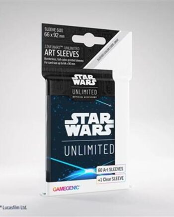 Gamegenic Star Wars: Unlimited Art Sleeves  Card Back Blue  60   Kortlommer