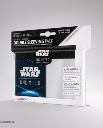 Gamegenic Star Wars: Unlimited Art Sleeves Double Sleeving Pack Space Blue  2x60 Kortlommer