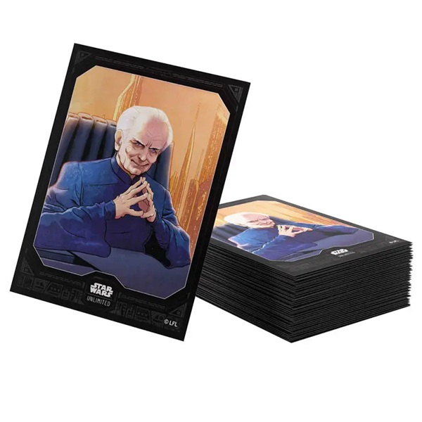 Gamegenic Star Wars: Unlimited Premium Art Sleeves Set  : Secrets Of Power Chancellor Palpatine  60   Kortlommer