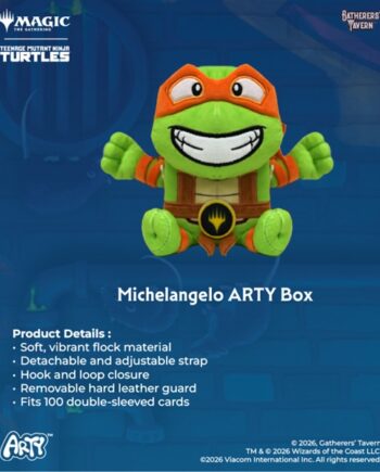 Gatherers  Tavern Magic: The Gathering: Arty Deck Box: Teenage Mutant Ninja Turtles Michelangelo