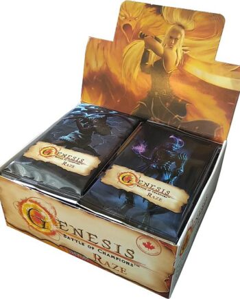Genesis: Battle Of Champions Tcg: Raze Booster Display  Box Med 24 Pakker