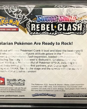 Graded Power Pokemon Acrylic Modern Booster Box Guard