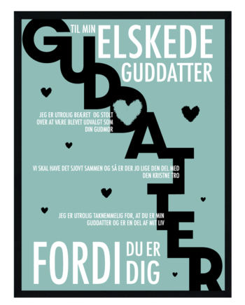 Guddatter Plakat Personlig Plakat