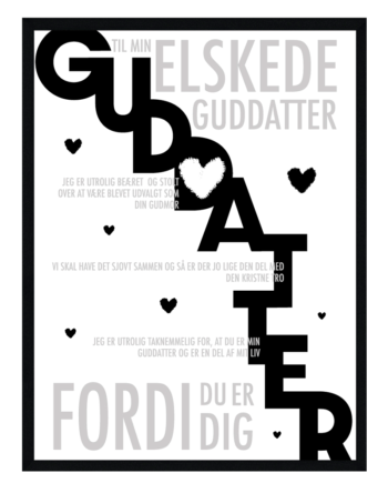 Guddatter Plakat Personlig Plakat
