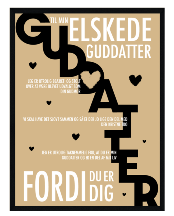 Guddatter Plakat Personlig Plakat