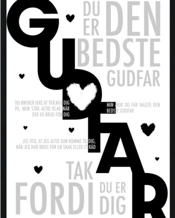 Gudfar Plakat Personlig Plakat