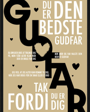 Gudfar Plakat Personlig Plakat