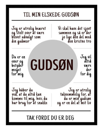 Gudsøn Plakat