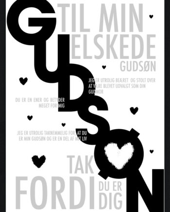 Gudsøn Plakat Personlig Plakat