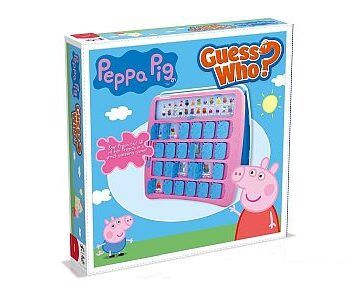 Guess Who   Hvem Er Hvem   Engelsk  Peppa Pig Gurli Gris Board Game