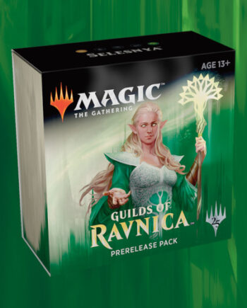 Guilds Of Ravnica Prerelease Pack  Pre-release Box : Selesnya   Boosters   Promo   Spindown Terning