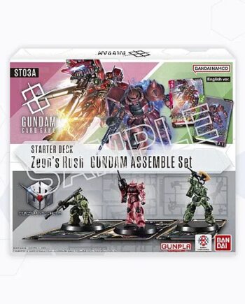 Gundam Card Game St03a Gundam Assemble Starter Deck: Zeon   Rush