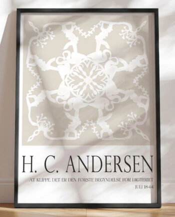 Andersen Papirklip Plakat Papirklip 1844