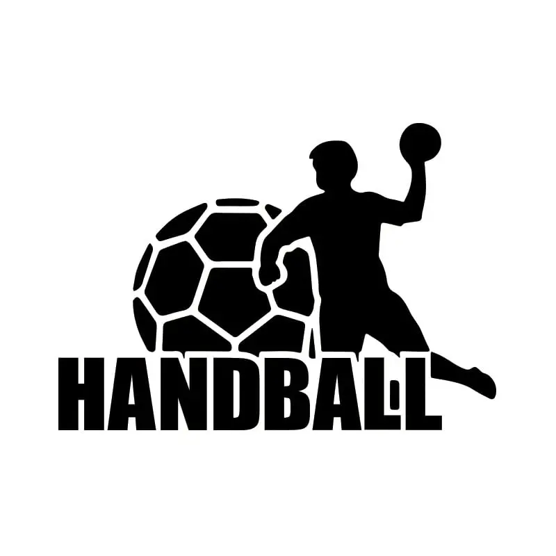 Håndbold Wallsticker Stor Flot Wallsticker Til Håndboldspilleren 57x81cm