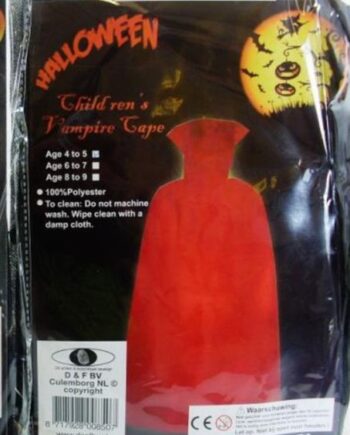 Halloween Costumes Children   Vampire Cape Kostume    Crazy Tilbud