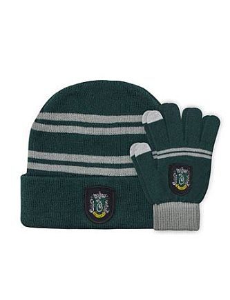 Harry Potter Beanie   Gloves Set For Kids Slytherin