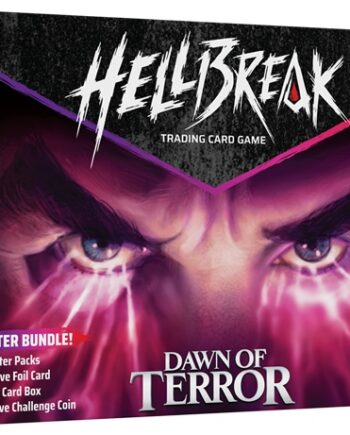 Hellbreak Tcg: Dawn Of Terror Collector   Bundle  Fat Pack    Play Boosters  Storage Box  Promokort  Collectible Initiative Coin