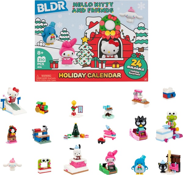 Hello Kitty And Friends: Holiday Calendar 2025 Adventskalender Julekalender