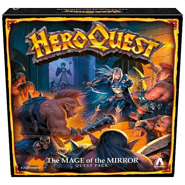 Heroquest Game System  Engelsk  Avalon Hill : The Mage Of The Mirror Quest Pack Expansion