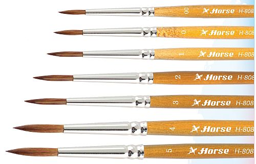 Horse  -808 Brush Pensel: Size    Detail