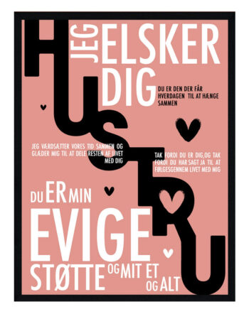 Hustru Plakat Personlig Plakat