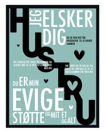 Hustru Plakat Personlig Plakat