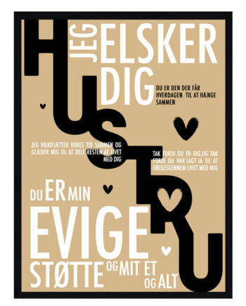 Hustru Plakat Personlig Plakat