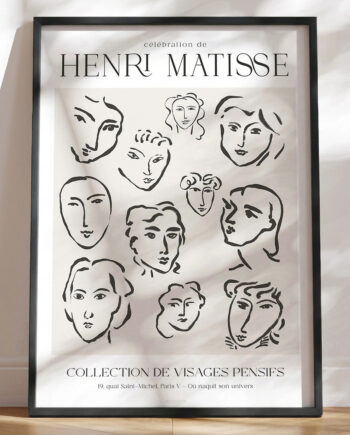 Inspired By Matisse Female Faces