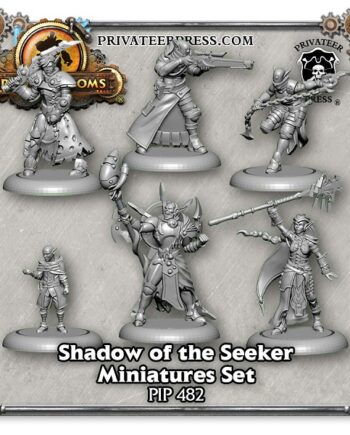 Iron Kingdoms Roleplaying Game Shadow Of The Seeker Miniatures Set  Pip-482