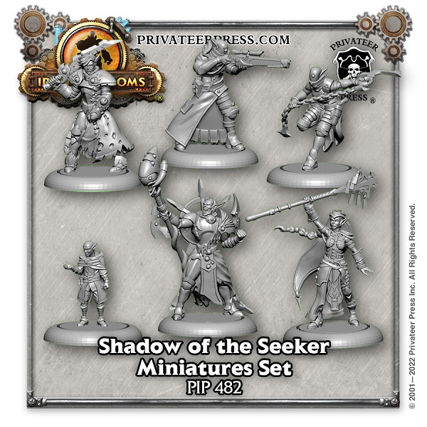 Iron Kingdoms Roleplaying Game Shadow Of The Seeker Miniatures Set  Pip-482