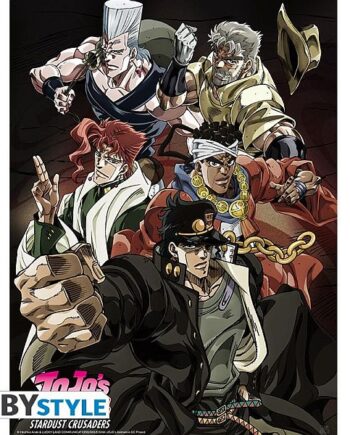 Jojo   Bizarre Adventure  Quot Stardust Crusaders Quot  Poster Plakat 52x38cm