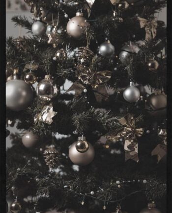 Julekugler Juleplakat