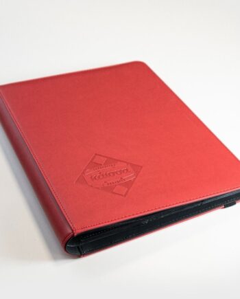 Kaissa Mappe: Premium Binder   18-pocket  Holder 360 Kort  Red    195 184
