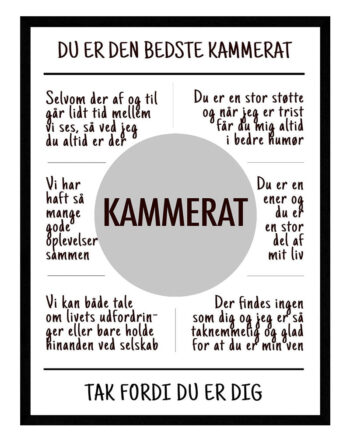 Kammerat Plakat