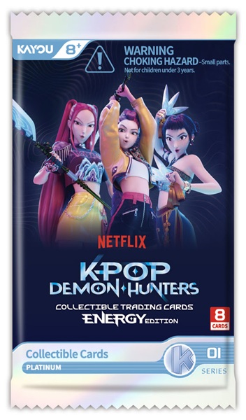 Kayou Kpop Demon Hunters Collectable Cards Series - Energy Edition Foil Booster Pack