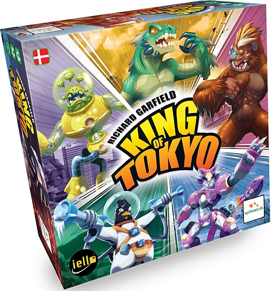 King Of Tokyo Dansk Grundspil Iello Spilbr 195 166 Board Game By Richard Garfield