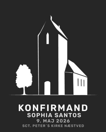 Konfirmand Kirke Plakat